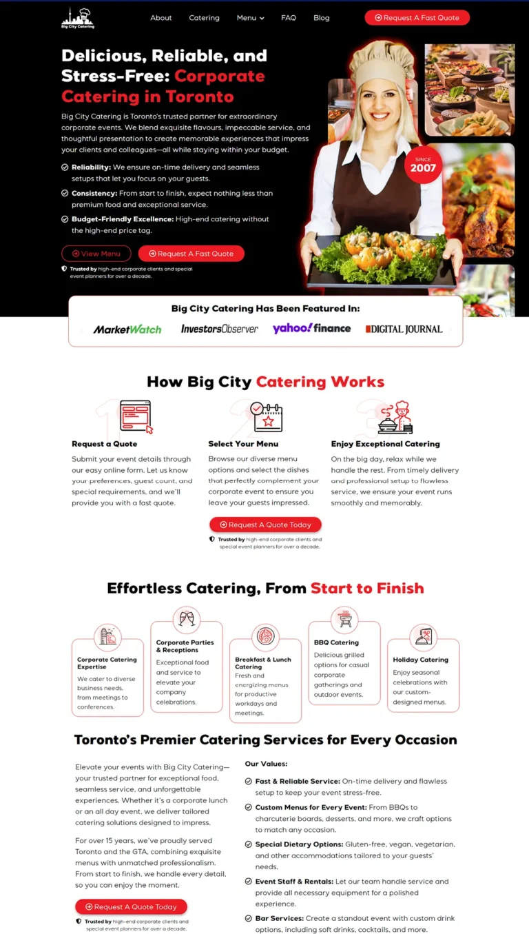 big-city-catering-website